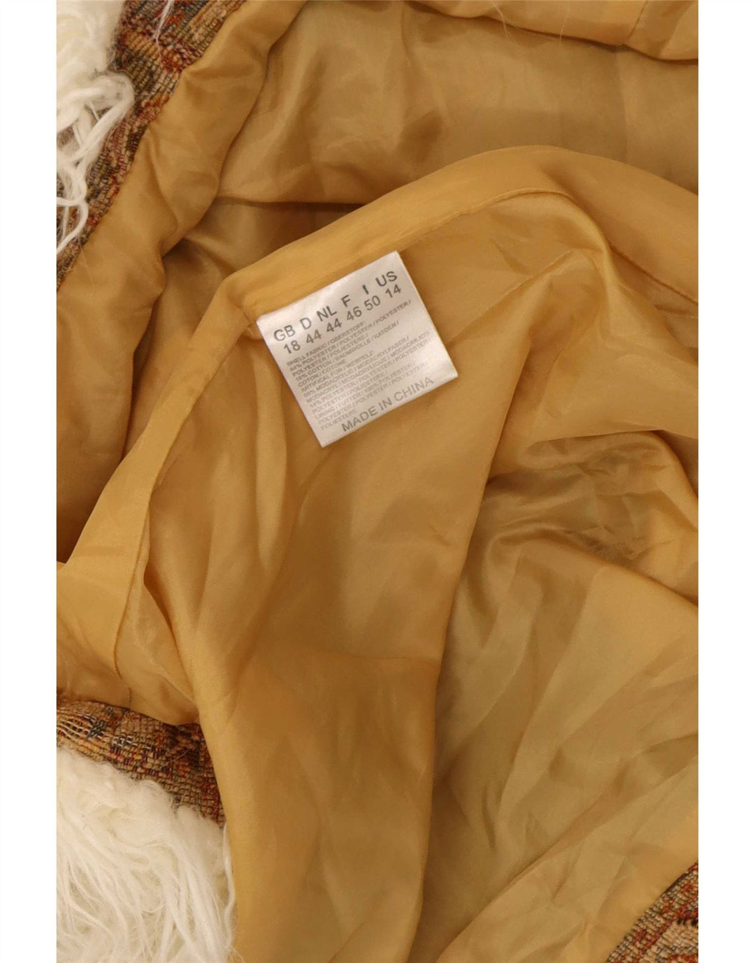 Palton pentru femei Joe Browns UK 18 XL Maro Poliester geometric