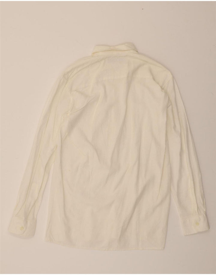 C&A Mens Shirt Size 39/40 Medium White Cotton Vintage C&A and Second-Hand C&A from Messina Hembry 