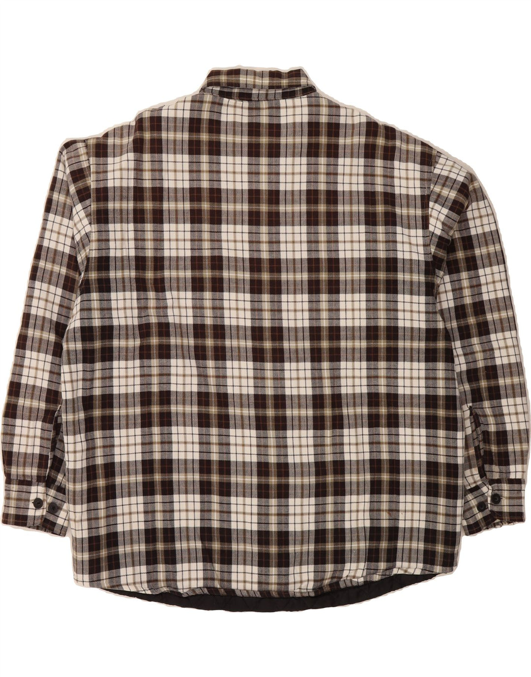 VINTAGE Mens Lumberjack Flannel Shirt XL Brown Check Vintage Vintage and Second-Hand Vintage from Messina Hembry 