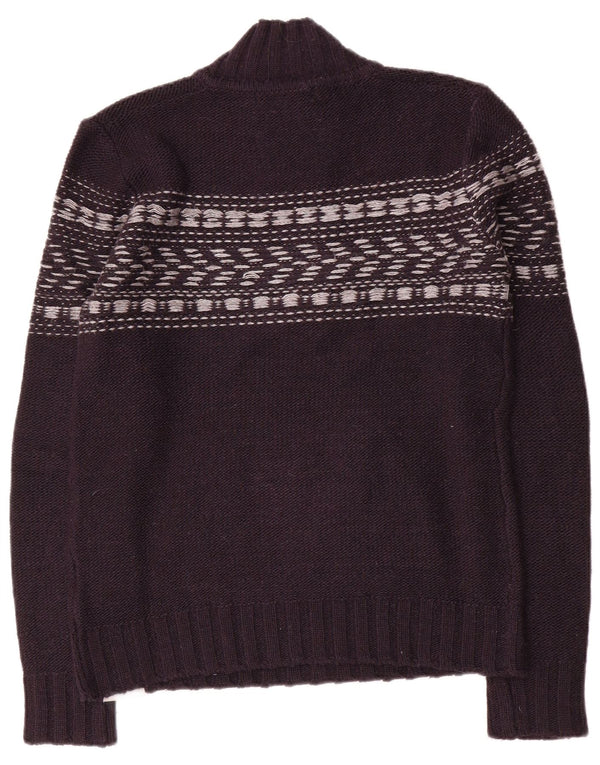 Calvin Klein Jeans Maglione da uomo con collo a bottoni blu navy medio