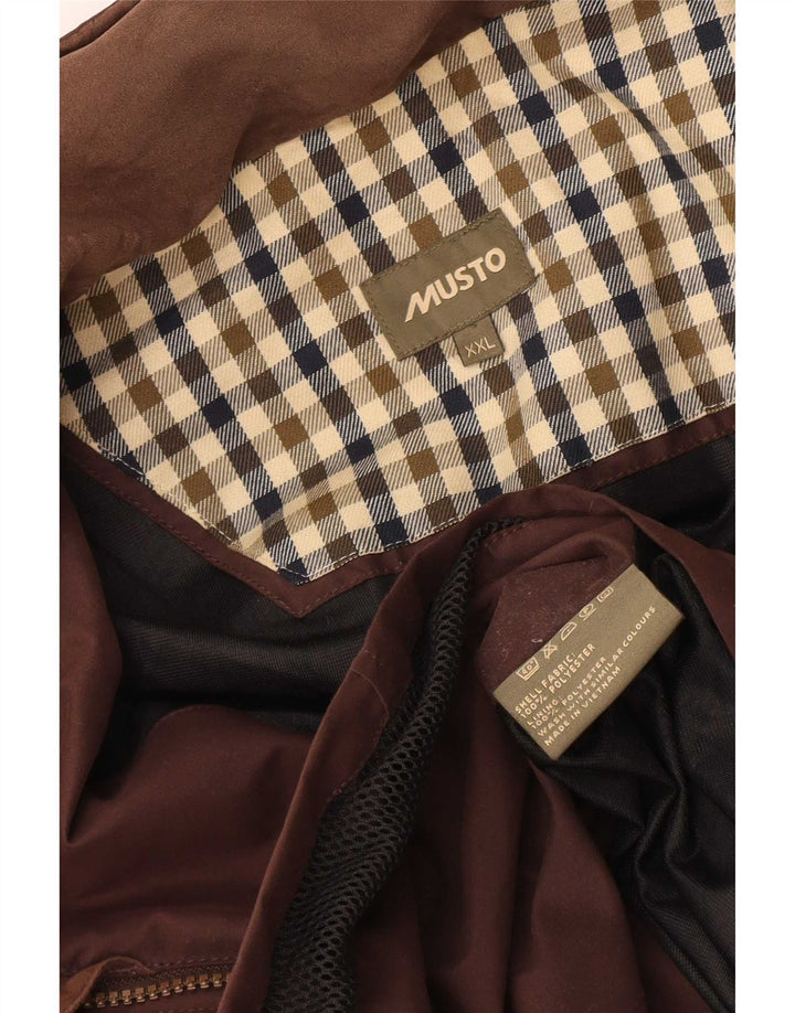 Musto Herre Windbreaker Coat UK 44 2XL Brun Polyester