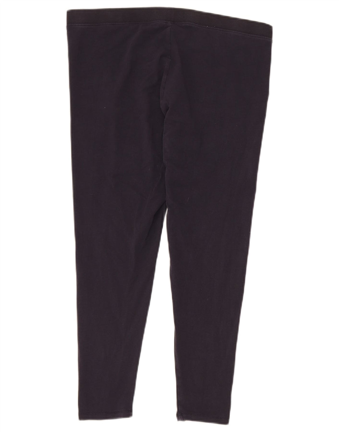 Marks & Spencer Womens Leggings UK 16 Large Navy Blue Cotton