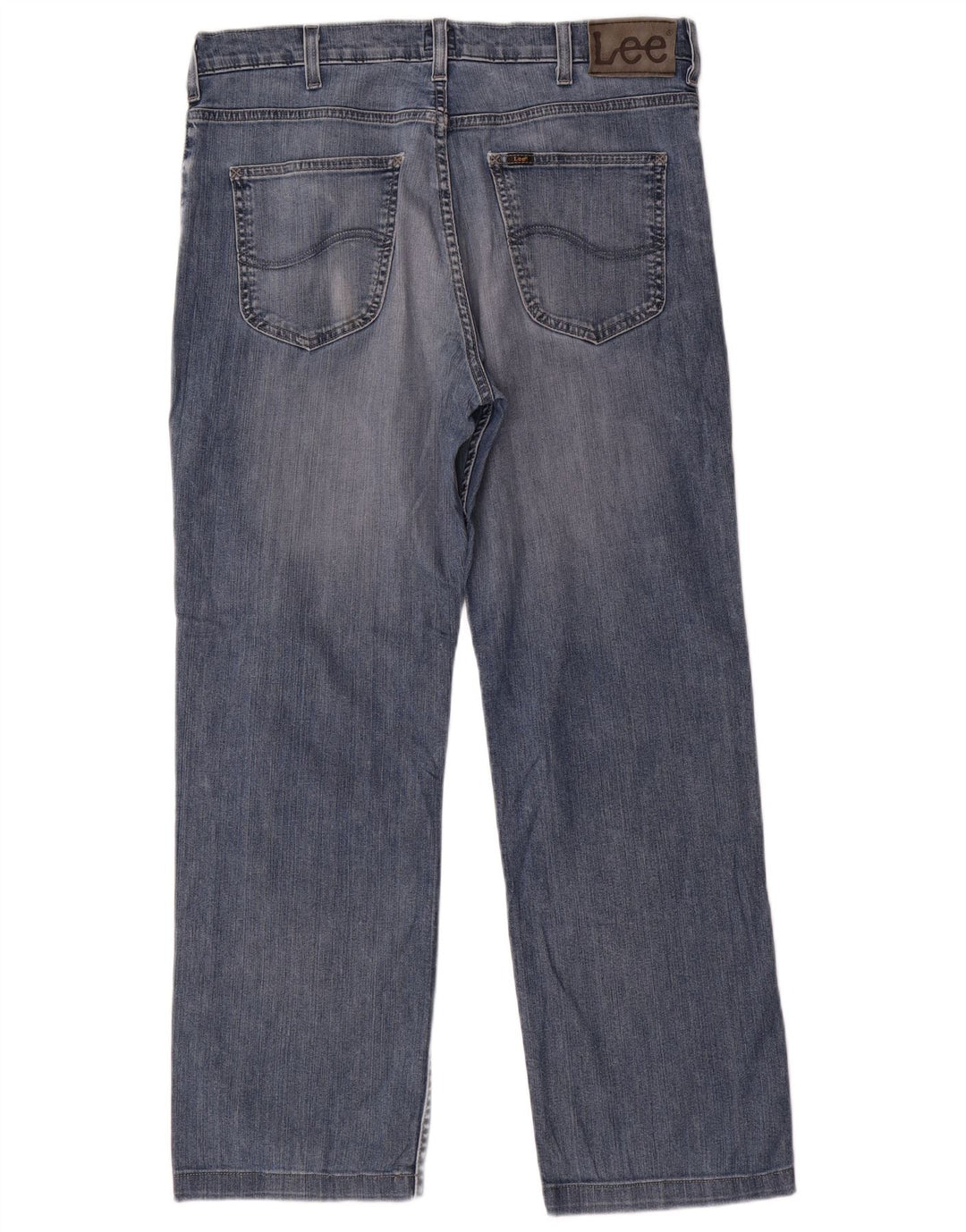 LEE Herren Brooklyn Straight Jeans W36 L29 Blaue Baumwolle