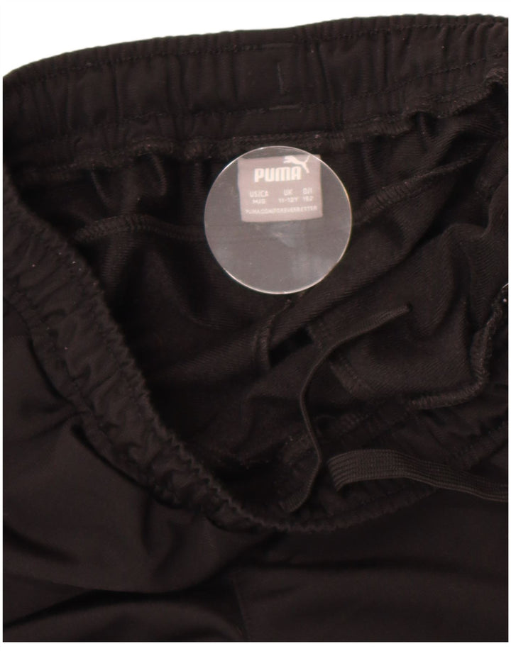 PUMA Boys Tracksuit Trousers 11-12 Years  Black