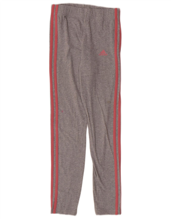 Adidas Girls Leggings 13-14 Years  Grey