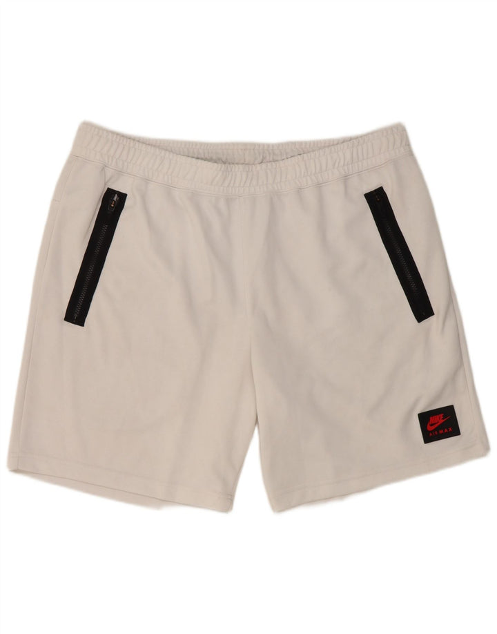 Nike sportsshorts til mænd 2XL hvid polyester