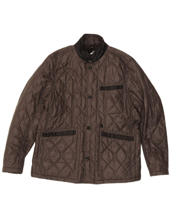 G-Star Herre Quiltet Jakke UK 44 2XL Grå Polyamid