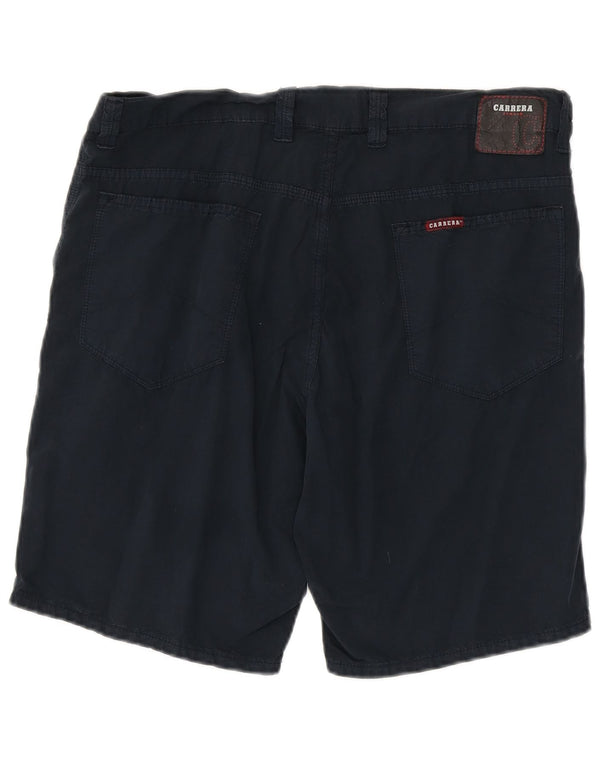 Carrera Mens Chino Shorts IT 52 XL W36  Navy Blue Cotton