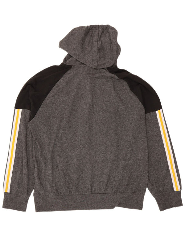 Lotto Herre Life's Zip Hoodie Sweater 2XL Grå Colourblock Polyester
