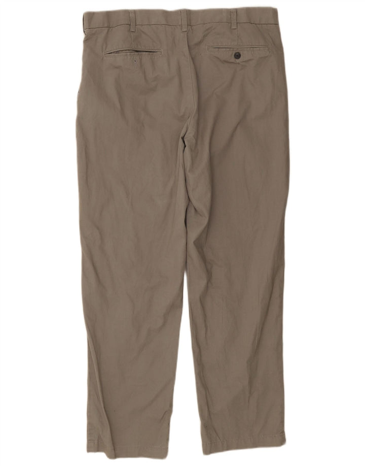 Marks & Spencer Mens Regular Fit Chino Trousers W36 L30 Grey