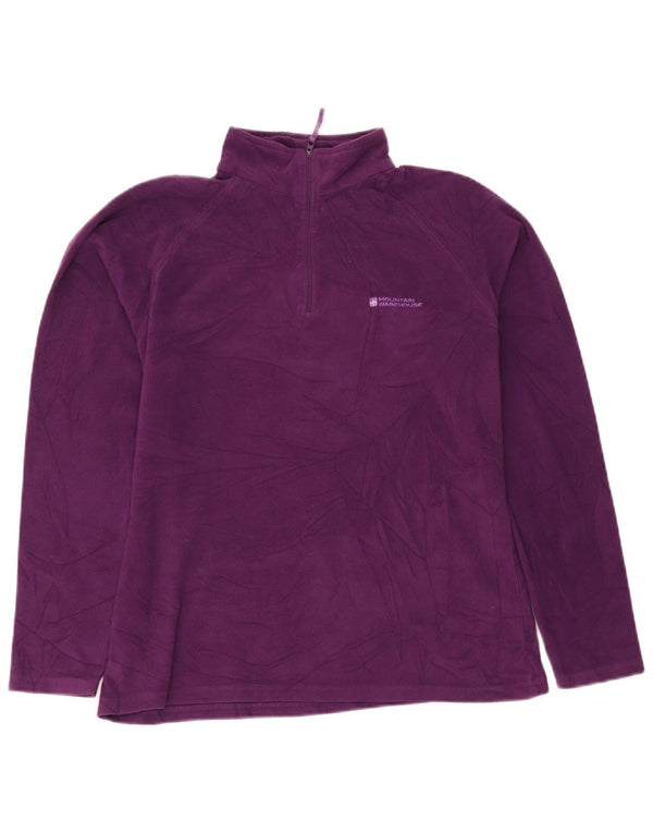 Mountain Warehouse Pull polaire à col zippé pour femme UK 14 Marron moyen