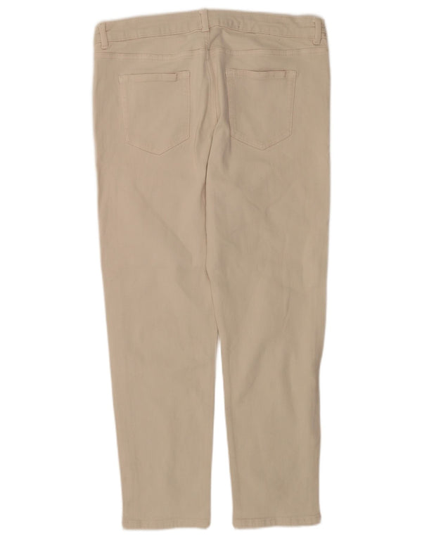 Marks & Spencer Damen Relaxed Fit Slim Jeans UK 14 Large W34 L26 Beige