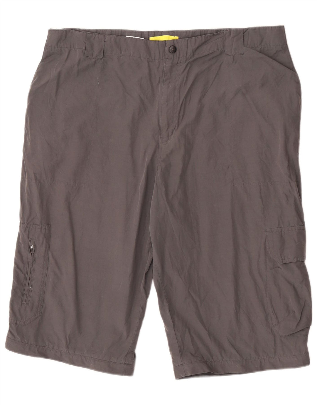 Marks & Spencer Mens Blue Harbour Cargo Shorts W40 XL Grey Polyamide