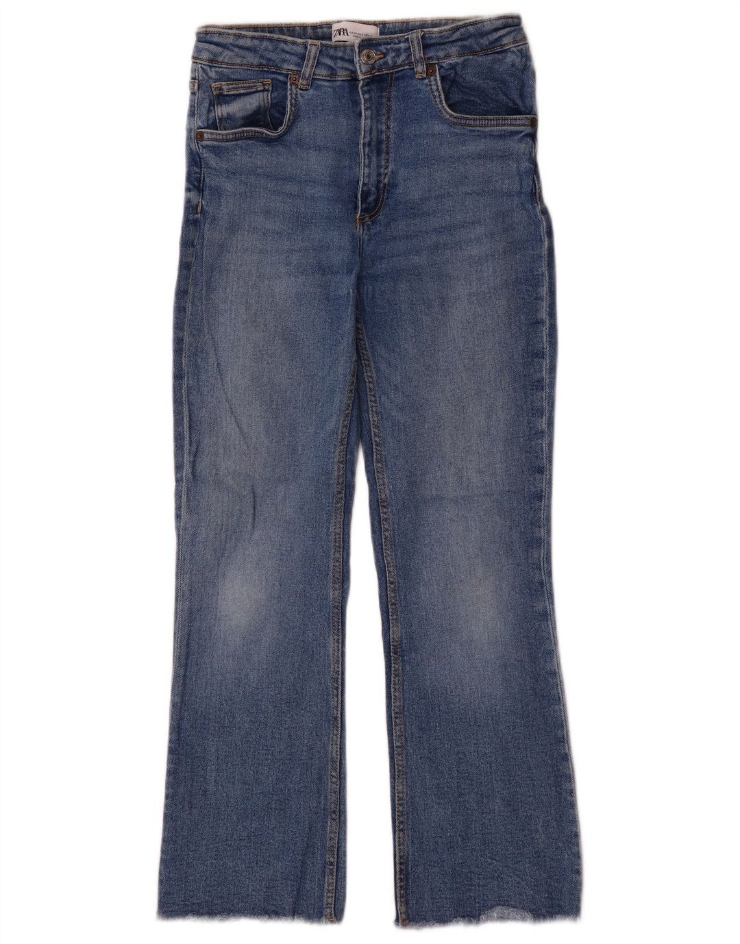 Zara Womens Bootcut Jeans EU 38 Small W28 L27 Blue
