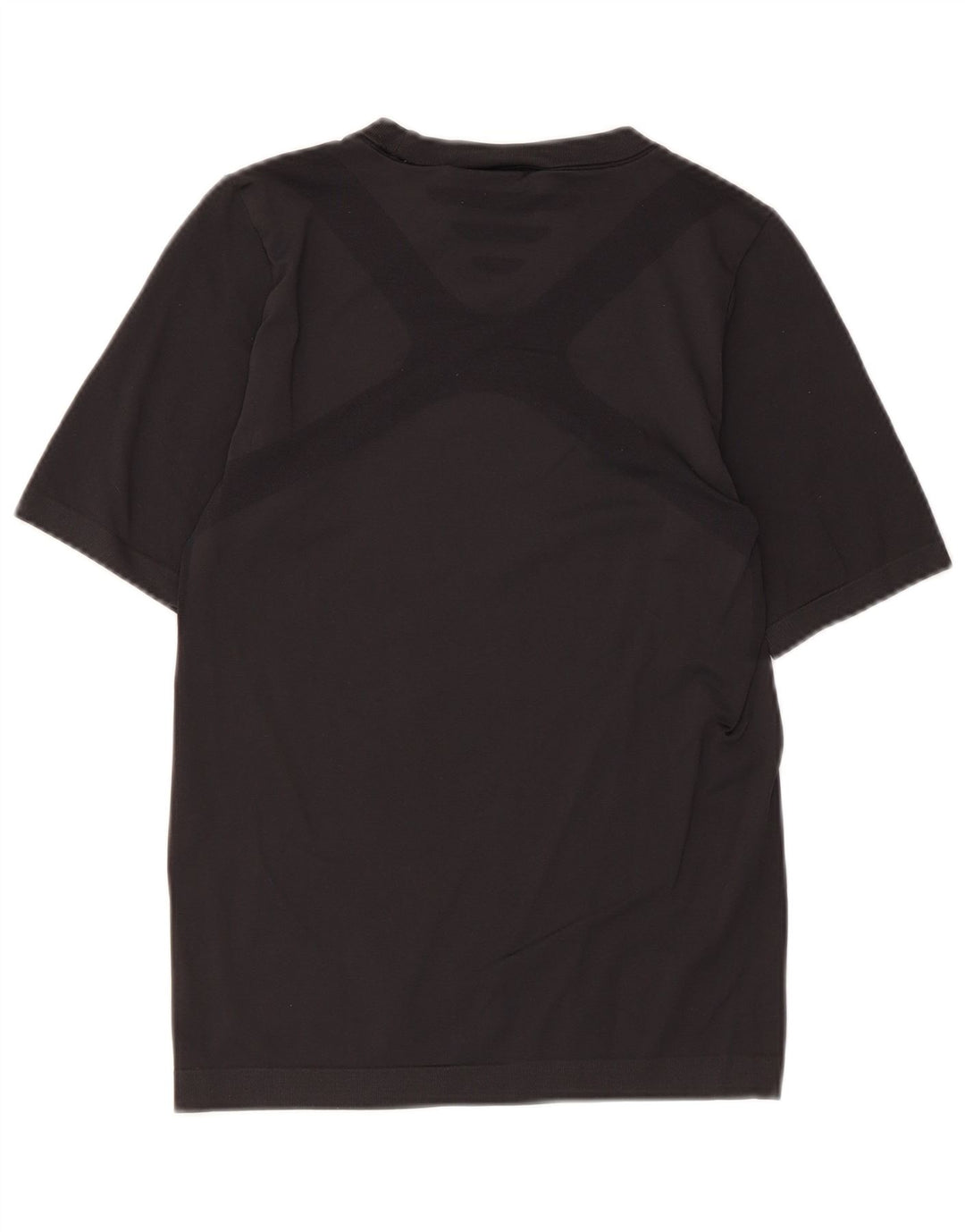 Adidas Womens Climalite T-Shirt Top UK 12 Medium Black Polyamide