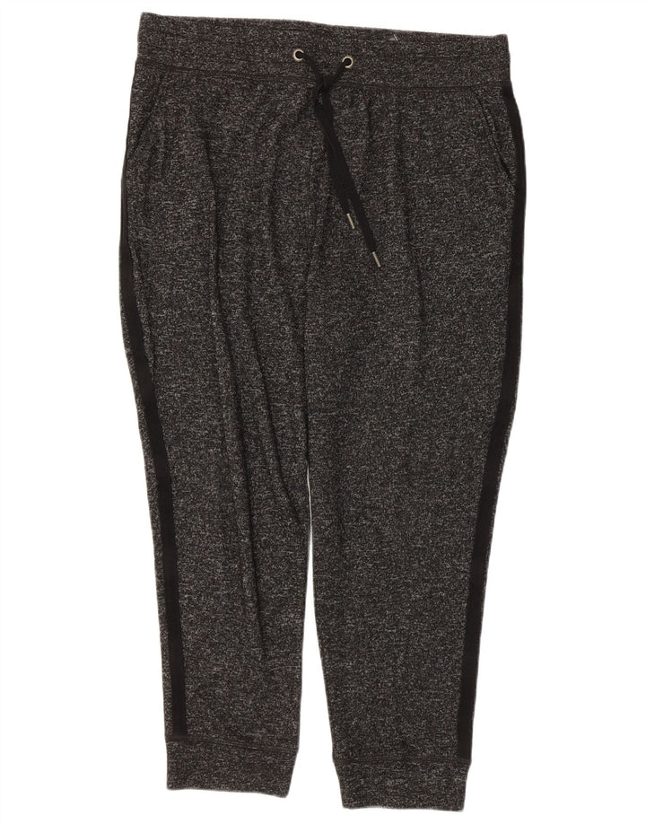 Marks & Spencer Womens Tracksuit Trousers Joggers UK 16 Large Grey