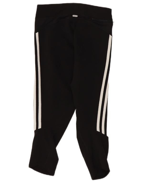 Adidas Damen Climalite Capri Leggings UK 6 XS Schwarz