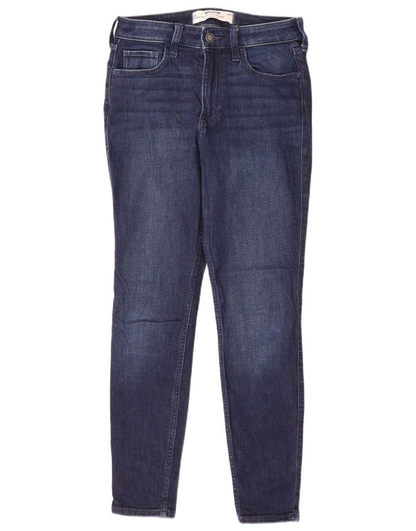 Hollister Damen Curvy High Rise Skinny Jeans US 4 Small W27 L28 Marineblau