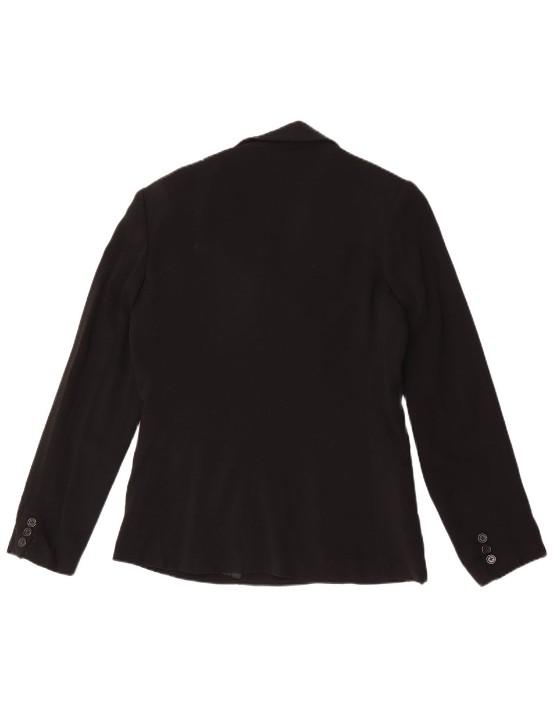 Cappotto da marinaio da donna Jigsaw UK 14 lana nera media