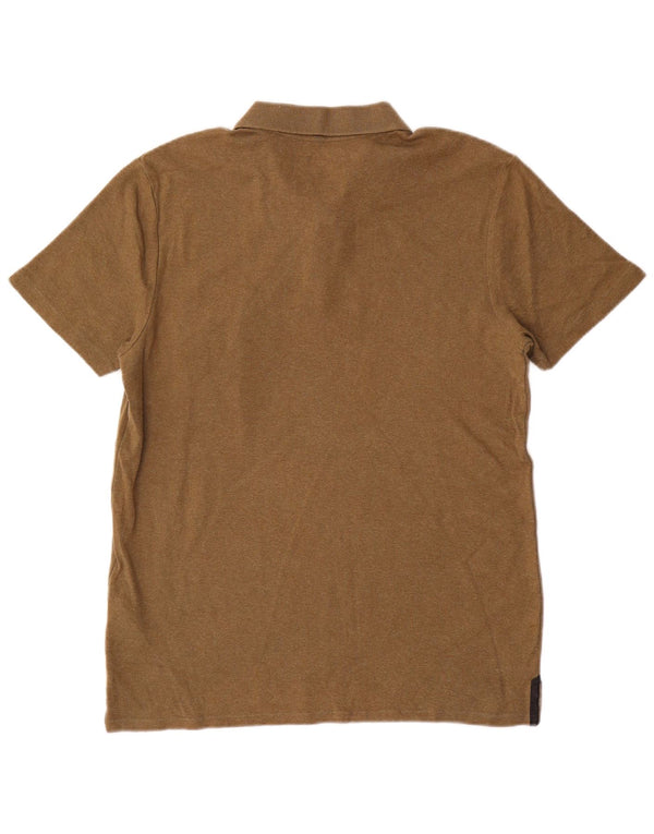 Polo da uomo Dkny in cotone kaki medio
