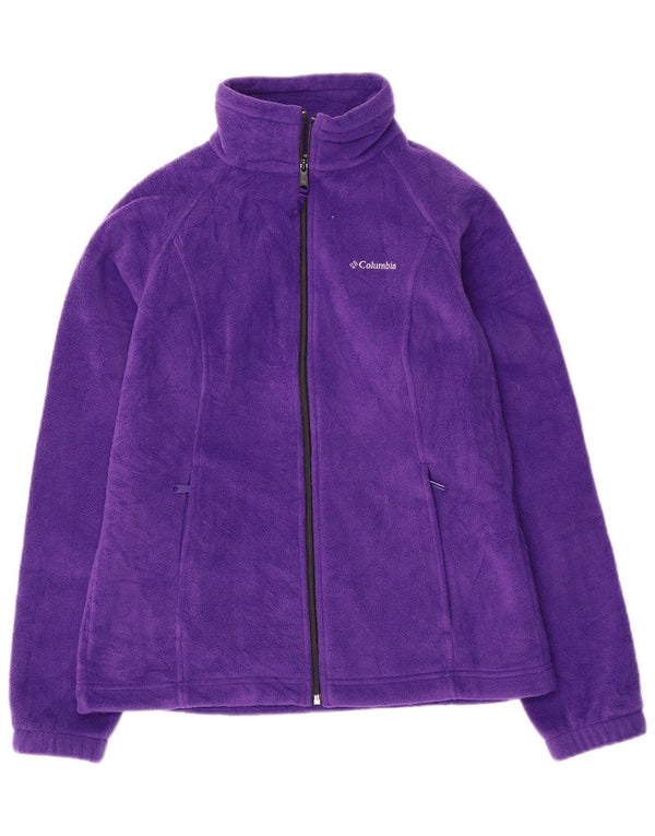 Columbia Damen Fleecejacke UK 14 Medium Purple Polyester
