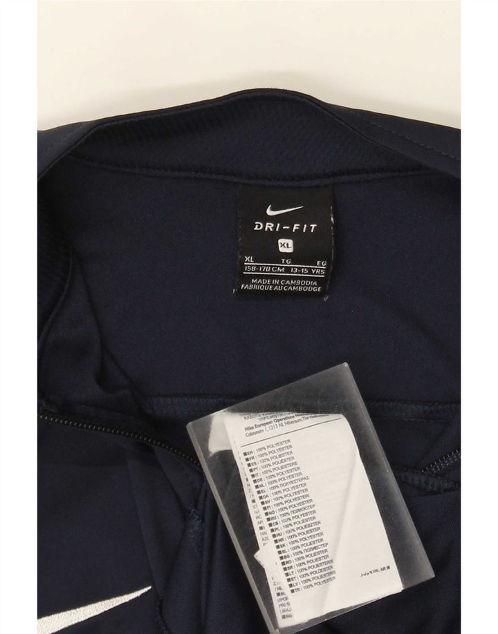 Nike Veste de survêtement pour garçon 13-14 ans XL Bleu marine Polyester