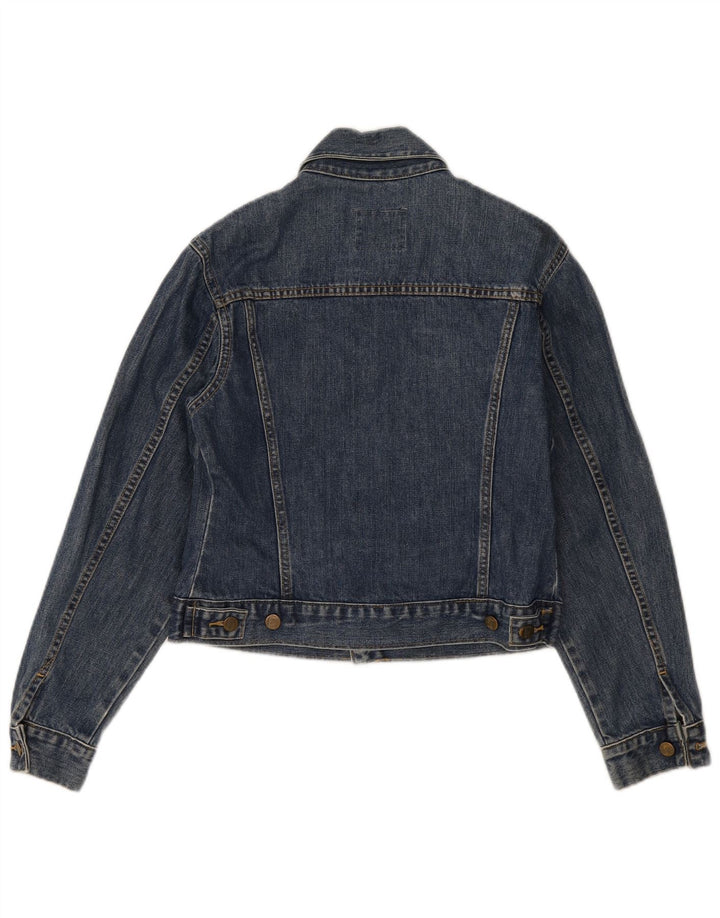 Lee Boys Crop Denim Jacket 8-9 Years Medium Blue Cotton