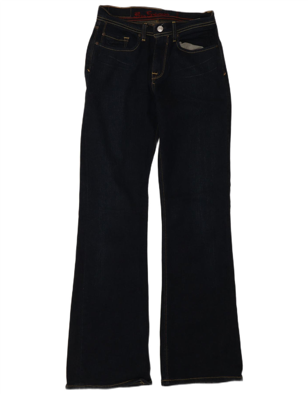 Ben Sherman Dame Bootcut Jeans W28 L32 Marineblå Bomuld