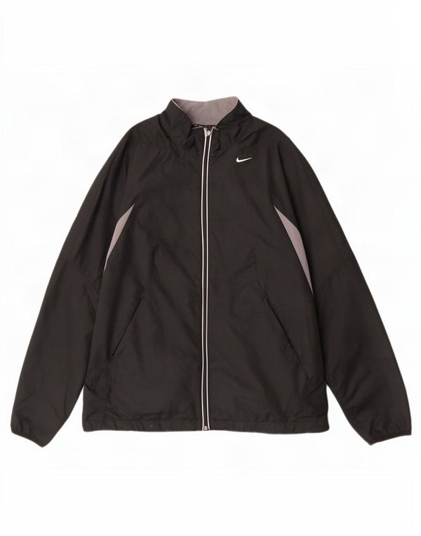 Γυναικεία φόρμα Nike Top Jacket US 12/14 Large Black Colorblock Polyester