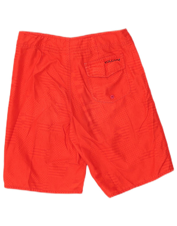 Volcom Boys badeshorts 11-12 år rødstribet polyester