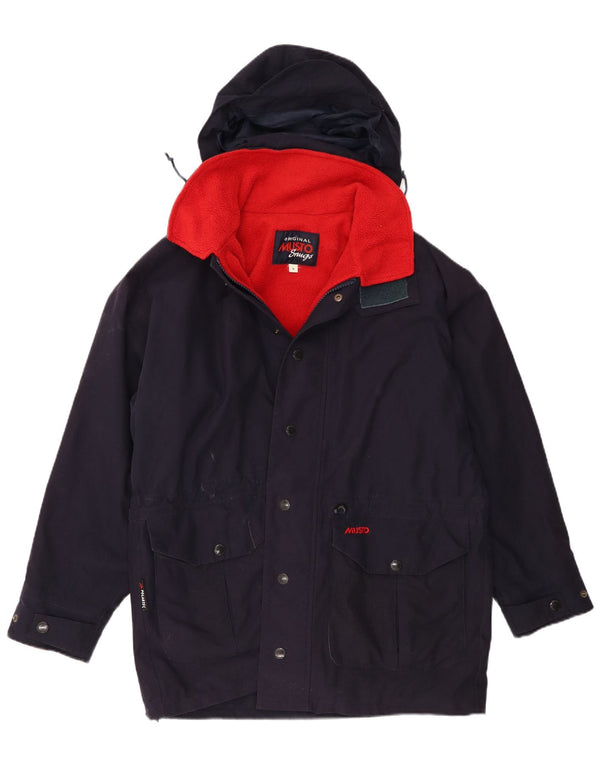 Musto Abrigo cortavientos holgado con gráfico para hombre UK 36 Small Azul marino