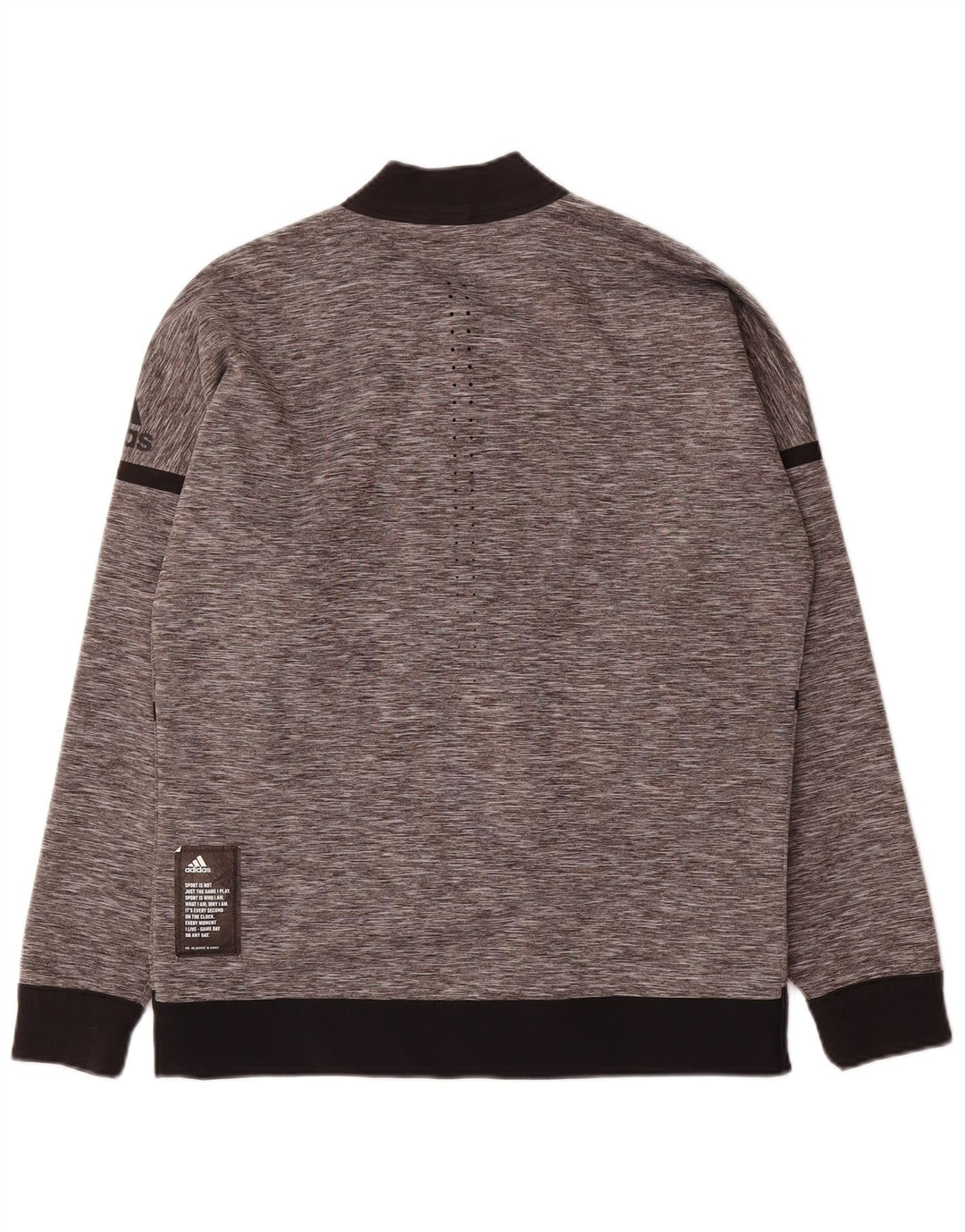Giacca da ginnastica reversibile da uomo Adidas Small Grey Colourblock