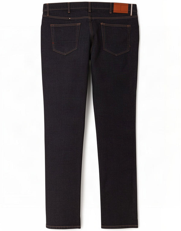 Tommy Hilfiger Mens Straight Jeans W38 L34 Navy Blue Cotton