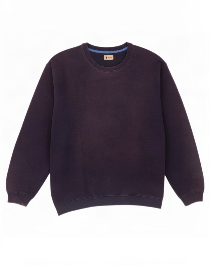 Gabicci Mens Sweatshirt Jumper XL Navy Blue Cotton