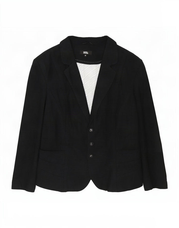 Marks & Spencer Dame 3-knaps blazerjakke UK 22 3XL Grå hør