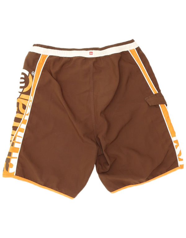 Animal Herre grafiske svømmeshorts Store hvide Colourblock Polyester