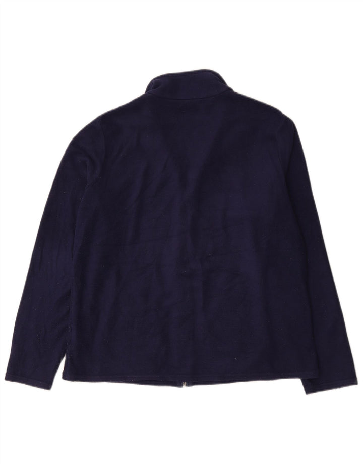 Marks & Spencer Womens Fleece Gilet UK 18 XL Navy Blue Polyester
