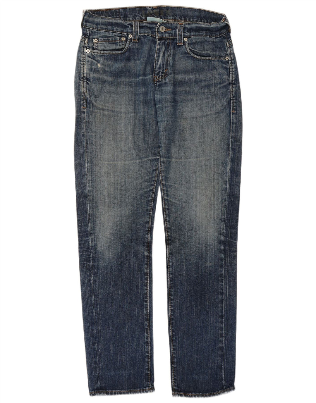 LEVI'S Womens 511 Skinny Jeans W30 L30 Blue Cotton