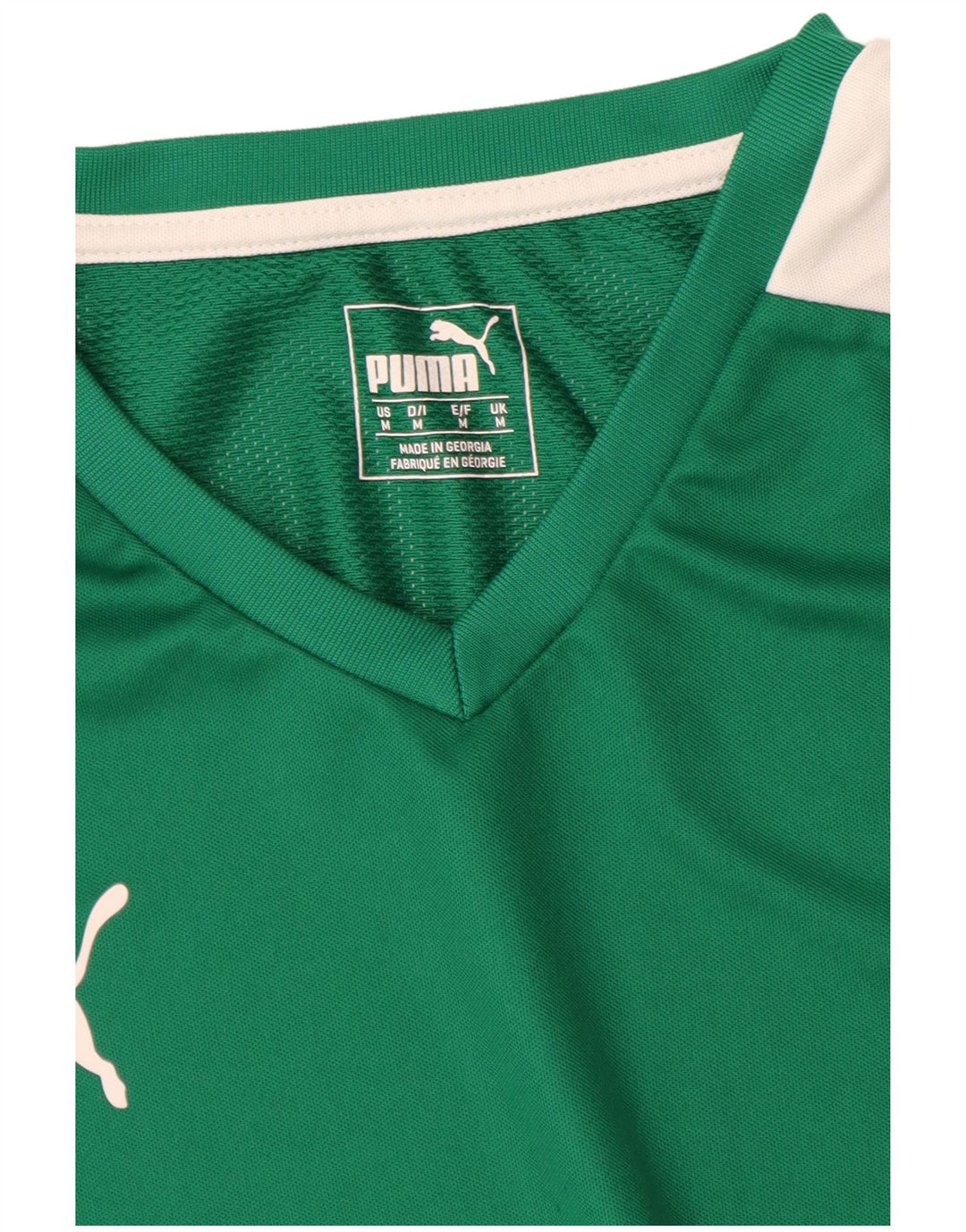 Camiseta Puma Graphic Top Verde Medio Colorblock