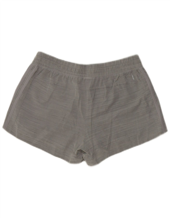 Pantaloncini sportivi Adidas da donna UK 12/14 Poliestere gessato grigio medio