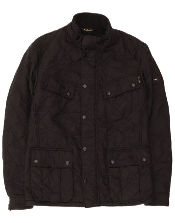 Giacca trapuntata da uomo Barbour UK 36 Small poliestere nero