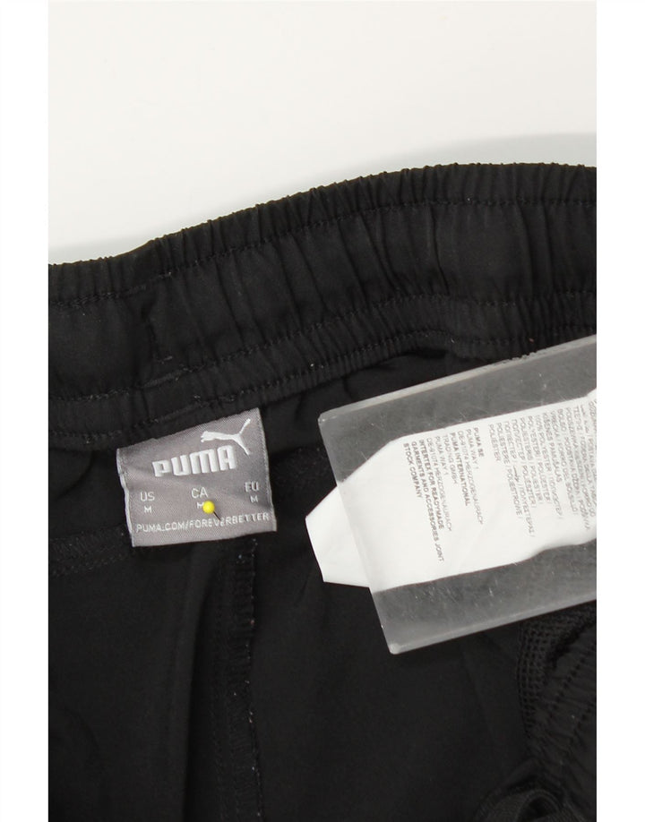 Puma Mens Tracksuit Trousers Joggers Medium Black Polyester