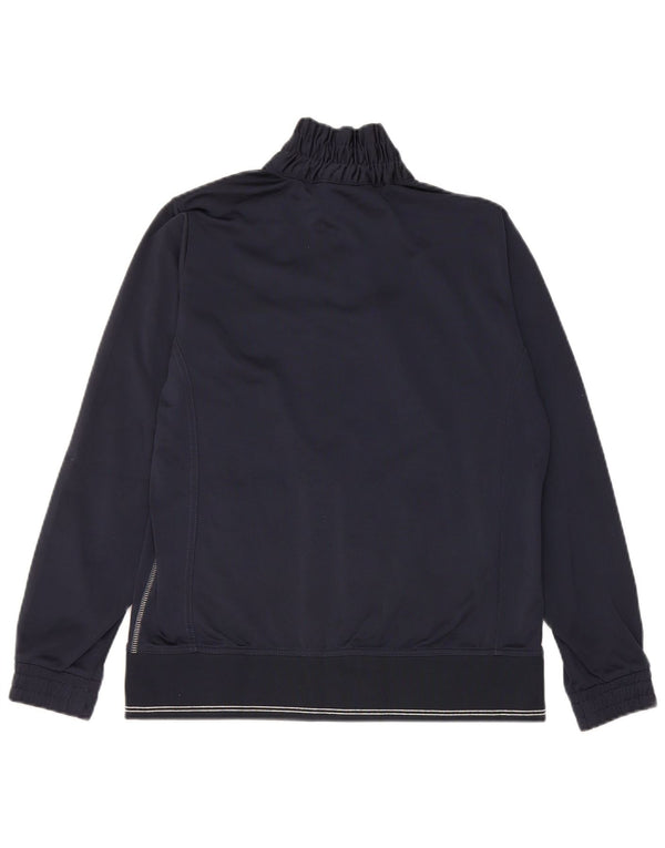 Champion Dame Easy Fit træningsdragt Topjakke UK 10 Small Navy Blue