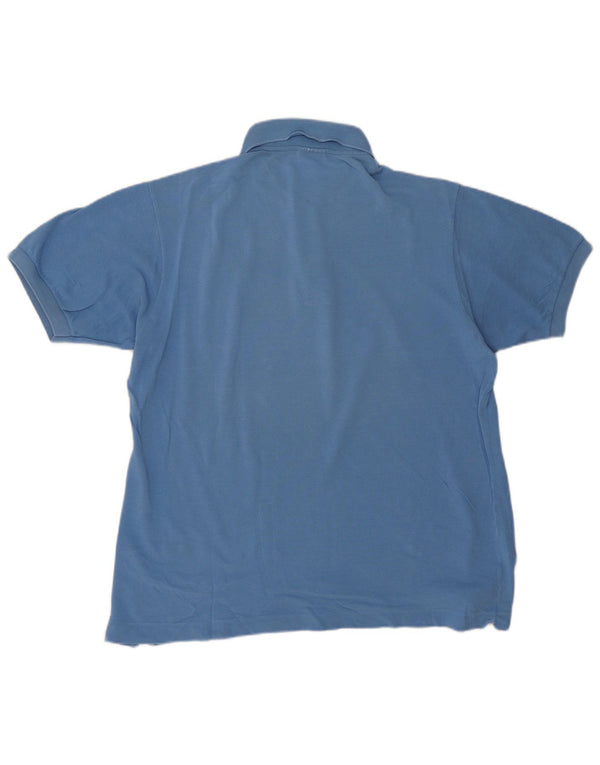 Lacoste Mens Polo Shirt Size 5 Large Blue Cotton