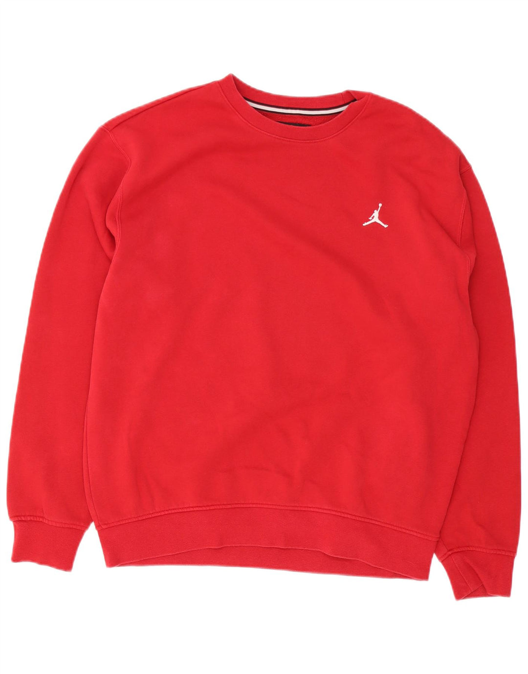 Jordan Mens Sweatshirt Jumper Medium Red Cotton