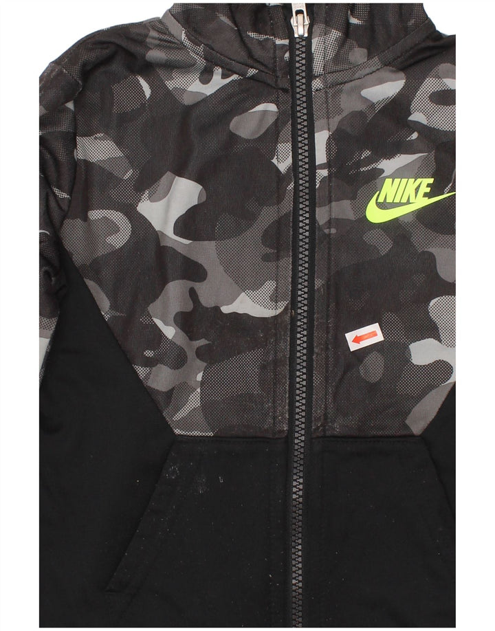 Μπουφάν NIKE Boys αθλητική φόρμα 3-4 ετών Μαύρο Καμουφλάζ Πολυεστέρας