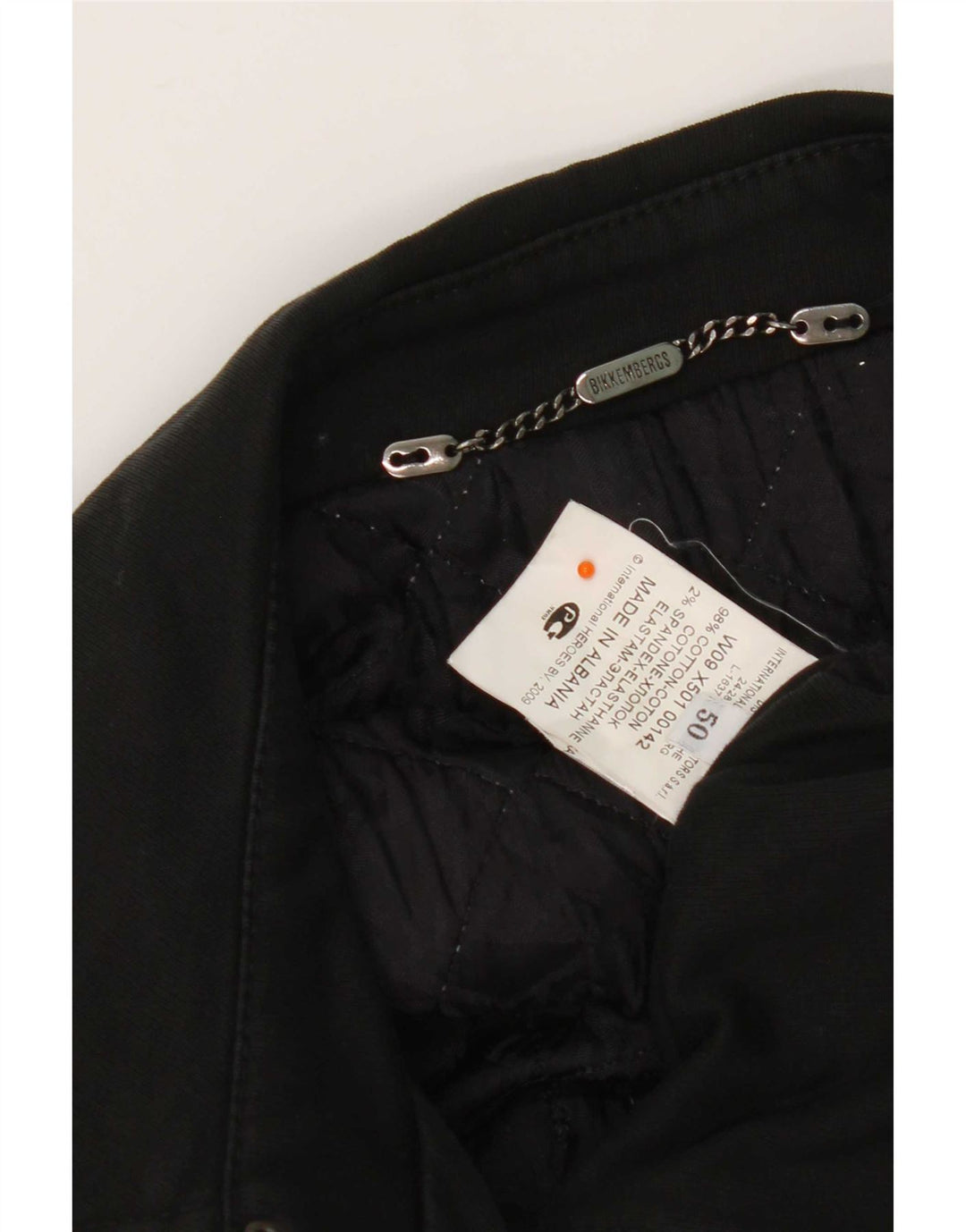 Bikkembergs Veste Blazer Double Boutonnage Femme IT 50 XL Coton Noir