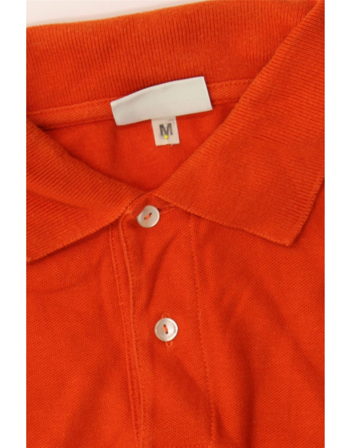 ASICS Mens Polo Shirt Medium Orange Cotton Vintage Asics and Second-Hand Asics from Messina Hembry 