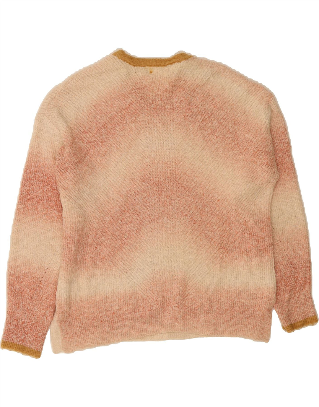 WHITE STUFF Womens Crew Neck Jumper Sweater UK 10 Small  Beige Striped Vintage White Stuff and Second-Hand White Stuff from Messina Hembry 