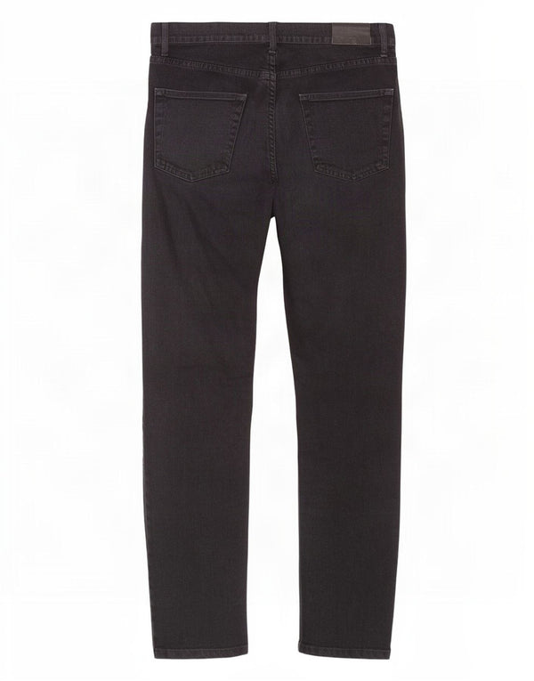 Zara Womens Straight Jeans EU 42 Large W32 L34 Black Cotton